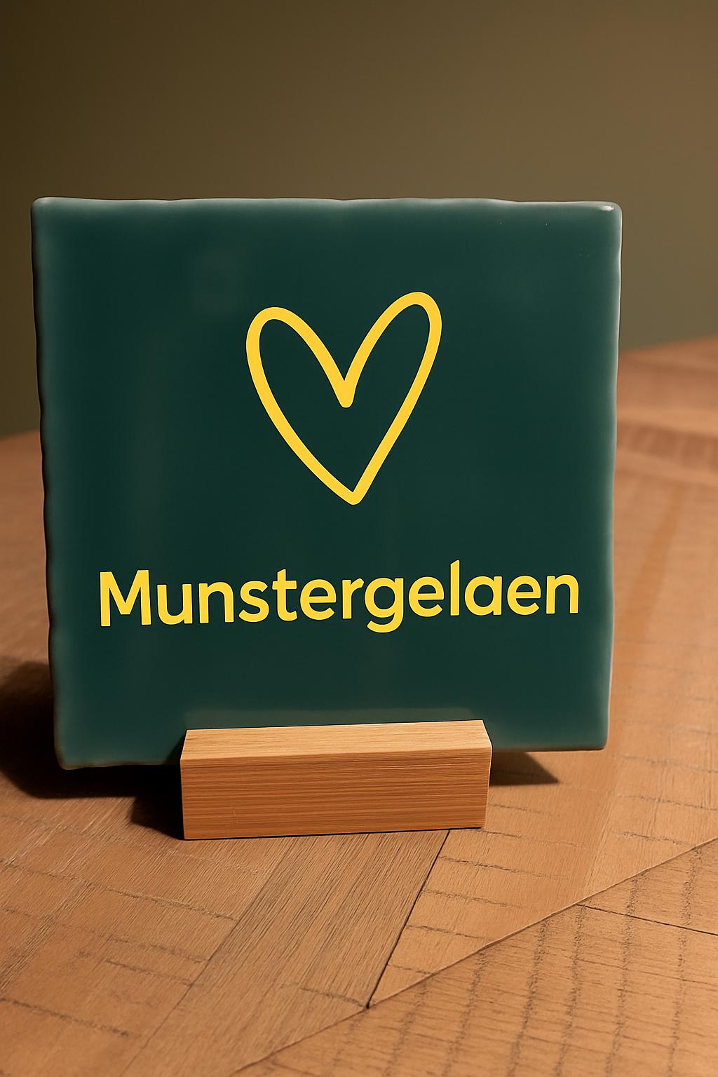 Tegeltje: Munstergelaen