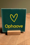 Tegeltje: Ophaove