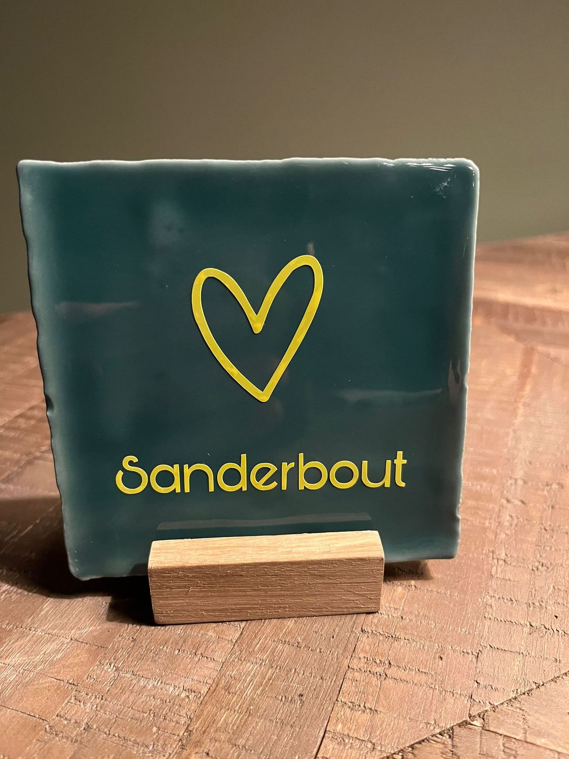 Tegeltje: Sanderbout