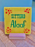 Tegel: Zitterd Alaaf 10x10cm