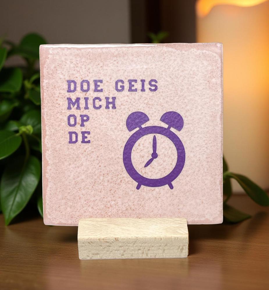 Tegel: Doe geis mich op de...... 10x10cm