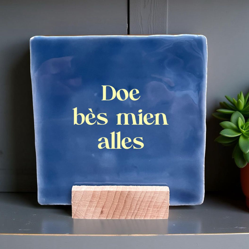 Tegeltje - met eigen tekst