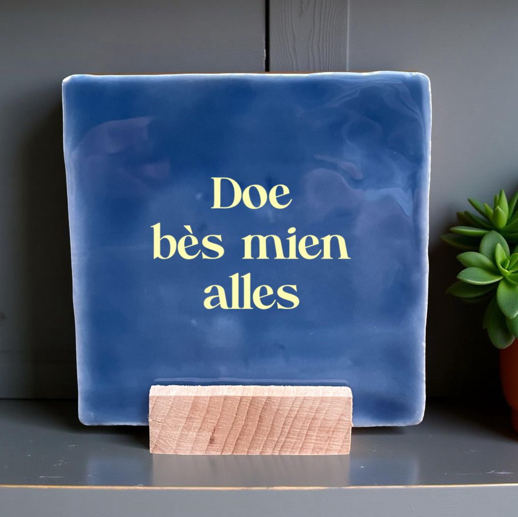 Tegeltje - met eigen tekst